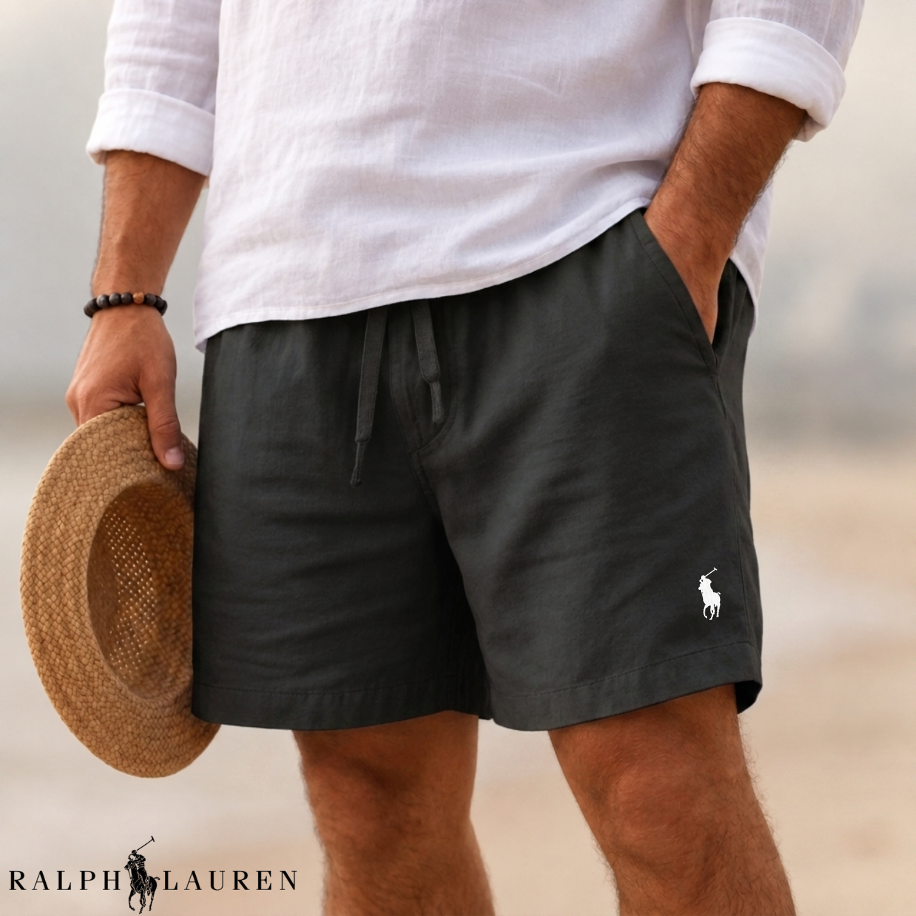 RL™ Coastal Linen Drawstring Shorts
