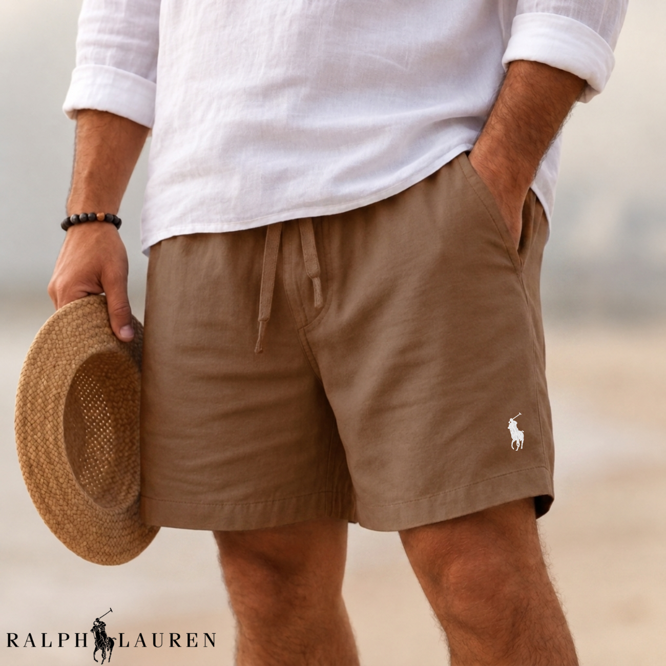 RL™ Coastal Linen Drawstring Shorts