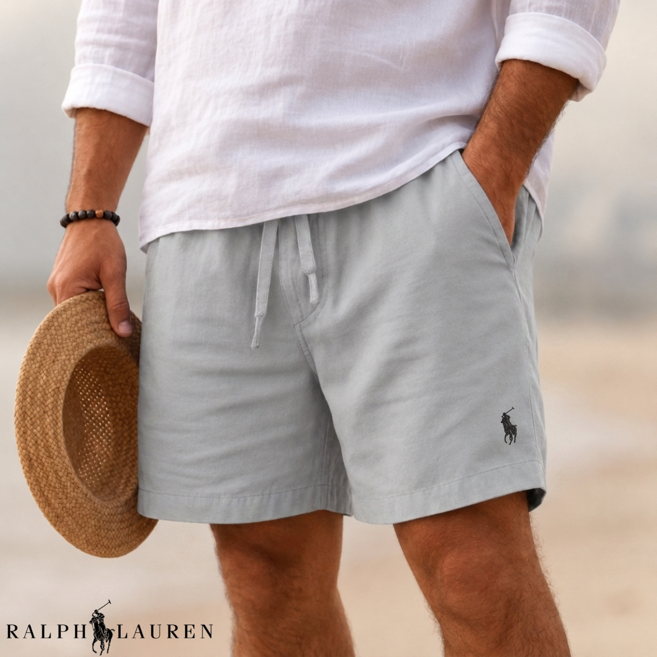 RL™ Coastal Linen Drawstring Shorts