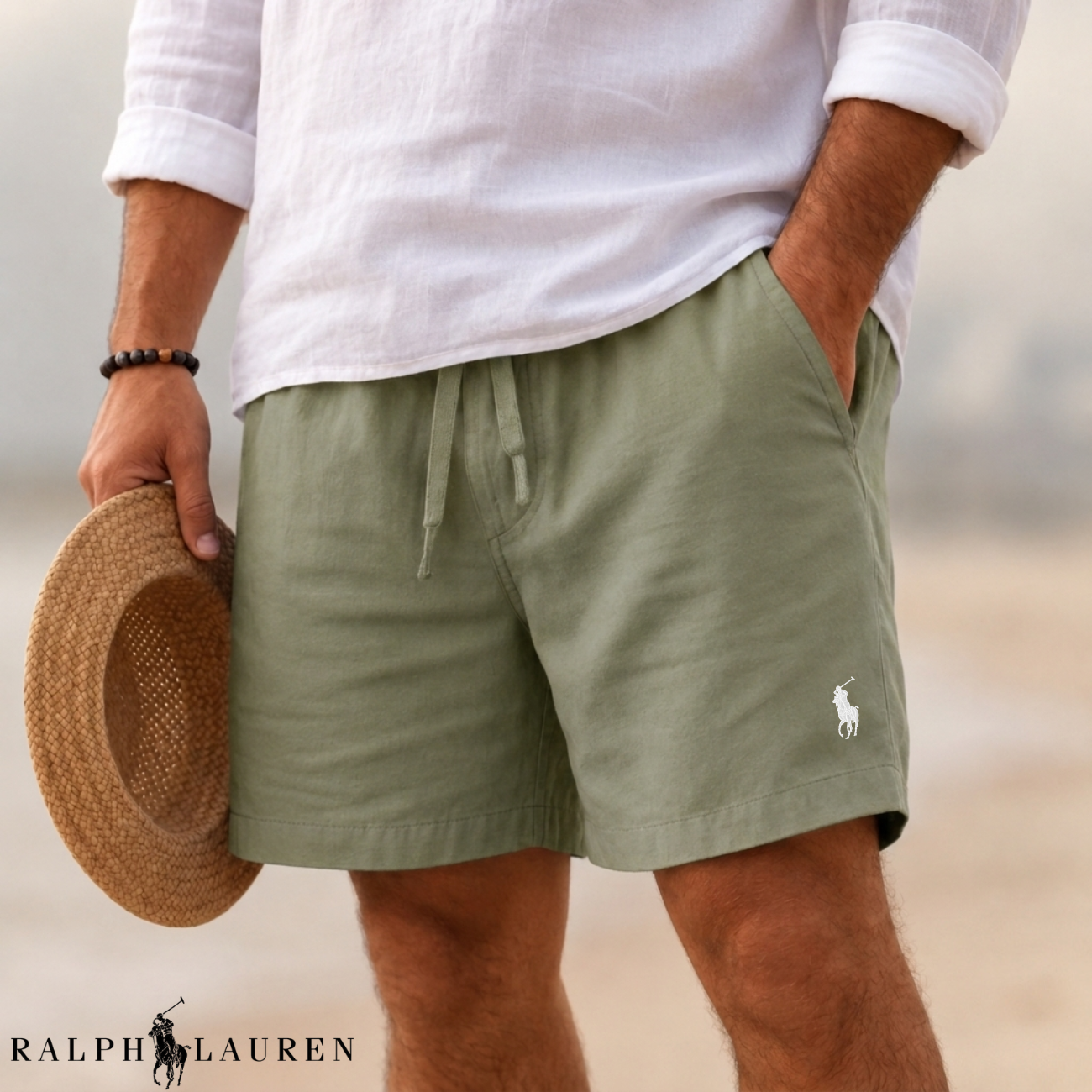 RL™ Coastal Linen Drawstring Shorts