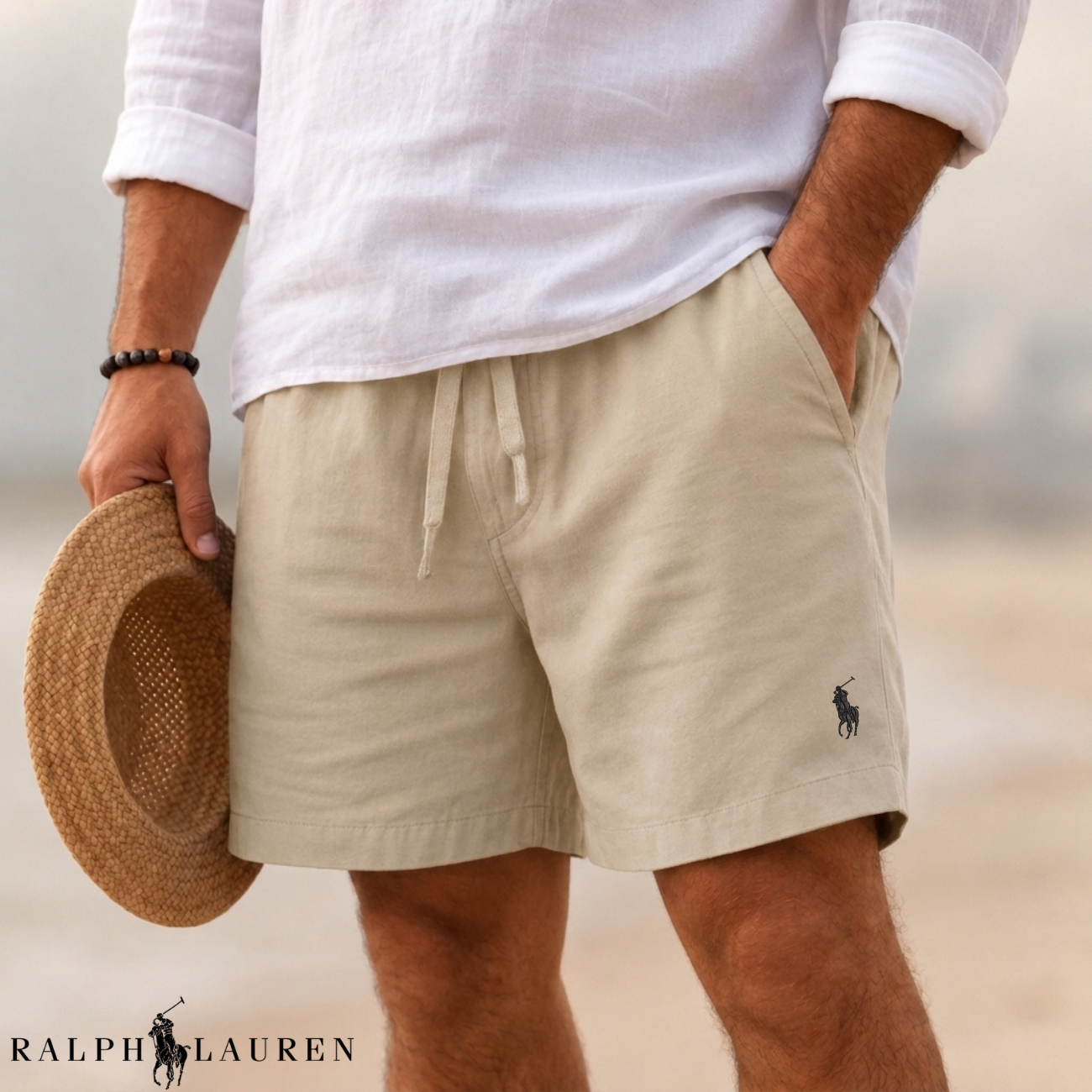 RL™ Coastal Linen Drawstring Shorts